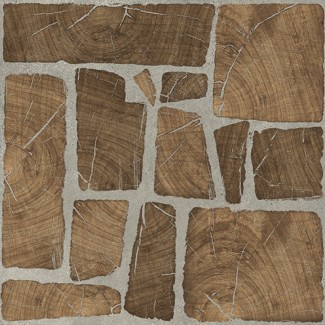 Woodland Керамогранит  коричневый (16217) 42х42